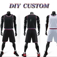 Пользовательская баскетбольная футболка, мужская баскетбольная форма наборы без рукавов рубашка командная тренировочная Спортивная Джерси быстросохнущая верхняя одежда