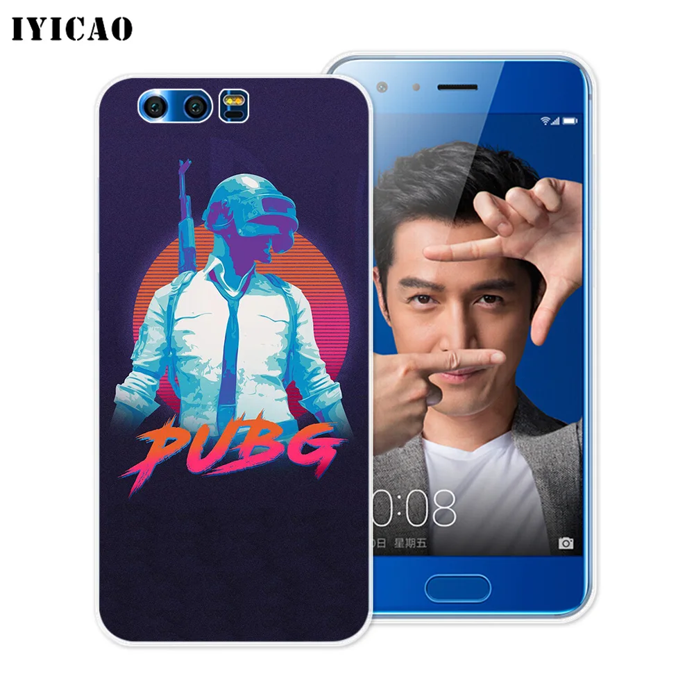 Мягкий силиконовый чехол IYICAO PUBG для Huawei Y9 Y7 Y6 Prime 2018 Honor 8C 8X 8 9 10 Lite 7X 7C 6A 7A Pro