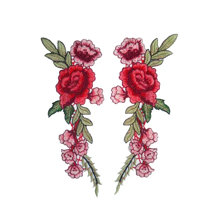 

2019 new fashion DIY applique Water soluble embroidery costume decoration Colorful decals accessories patch