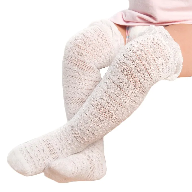 Summer Newborn Kids Baby Girls stocking Knee High Tights Stretch cotton