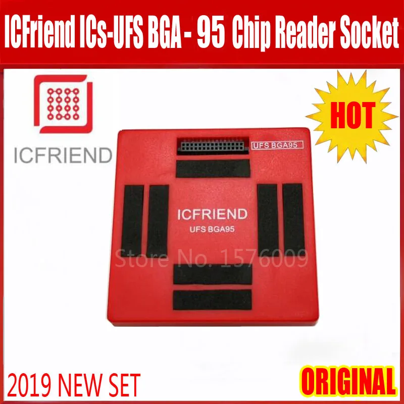 UFS разъем адаптера ICFriend ICs-UFS Bga 95 работает для легкой jtag плюс коробка