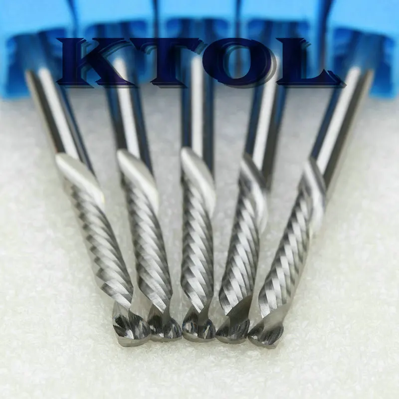 up down cut single flute router bits solid carbide end milling cutter cnc router tool_1