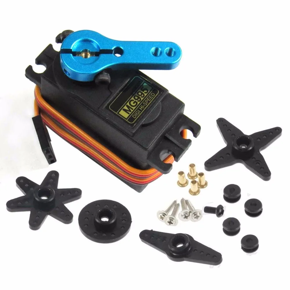 MG995 Metal Gear Torque Digital Servo 13KG + 25T Metal Servo Horn for 1