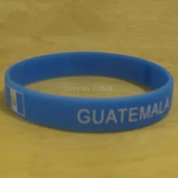 

200pcs Guatemala wristband silicone bracelets free shipping by FEDEX