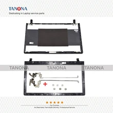 Оригинальная Новинка для lenovo Ideapad 100-15IBY 15 дюймов Задняя крышка задняя крышка AP1HG000100 и передняя рамка AP1HG000200 и петли и шарнирные винты