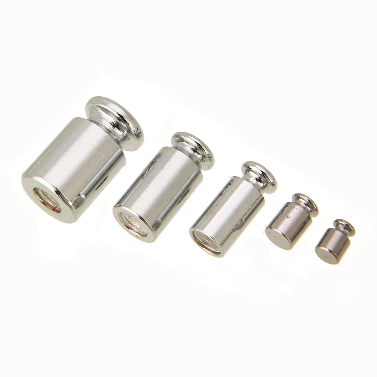 5pcs Precision Chrome Plating Weights Grams Scale Calibration Set DIY Measure Tool for Balance Digital Scale 1g 2g 5g 10g 20g