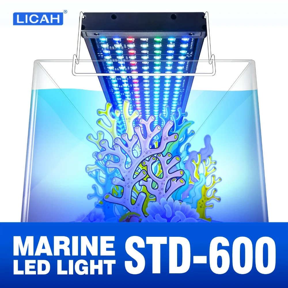 LICAH морской аквариумный светодиодный фонарь STD 600|aquarium aquarium|aquarium saltwaterlighting aquarium led |