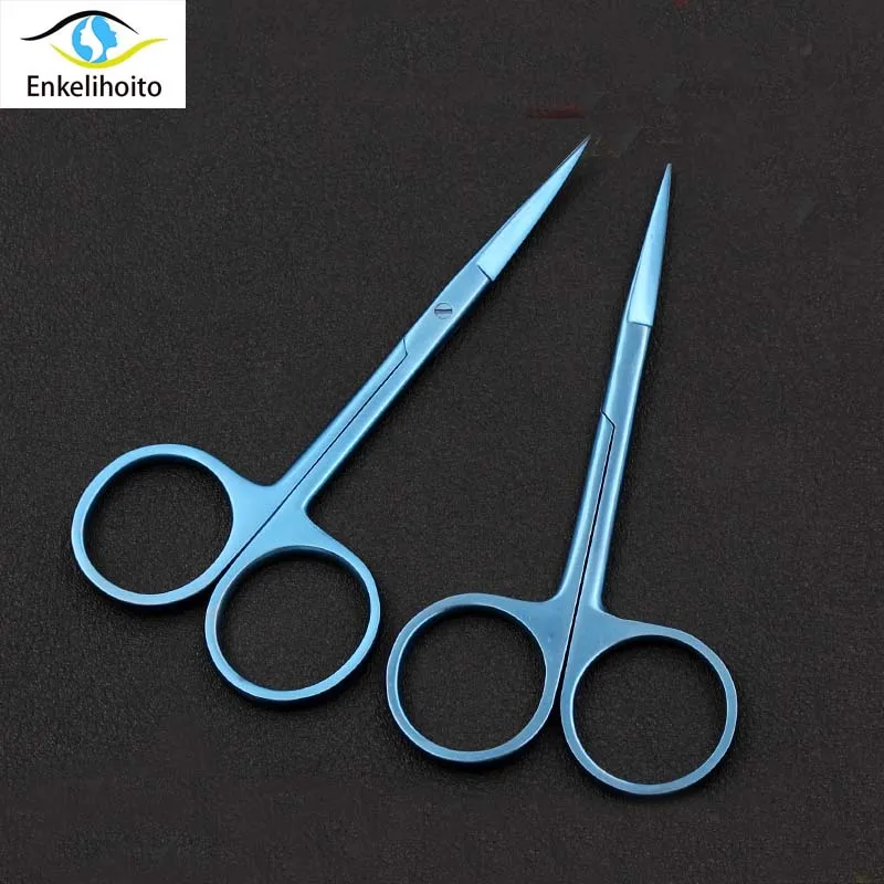 

Eye scissors Titanium alloy Cosmetic and plastic surgery instruments and tools 11cm 10cm Surgical scissors