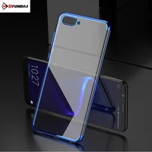 

MDFUNDAS Black Gold Plating Transparent TPU Case For Huawei Honor V10 Soft Protective Shell For Huawei V10