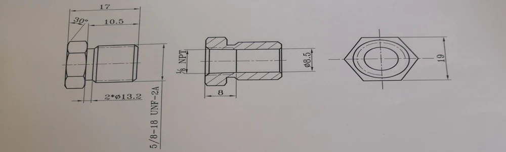 SPEEDWOW 1/8 NPT переходное соединение X Matric Thread-Bras 1 шт. отстойник адаптер датчика датчик температуры масла латунь M16* 1,5