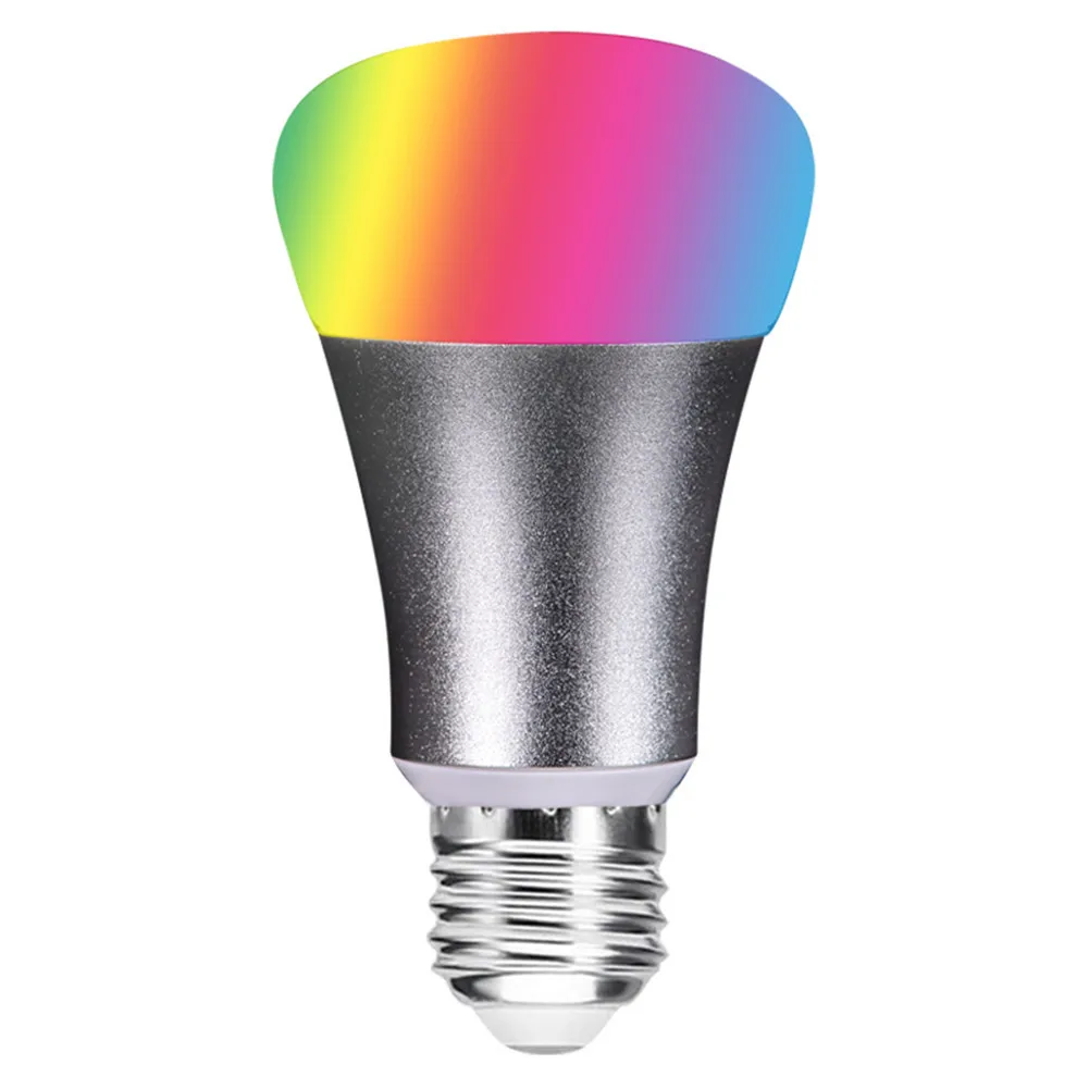 

Brand New WiFi Smart voice control LED Dimmable Color Works with Amazon Alexa/Google Home silver[E27]