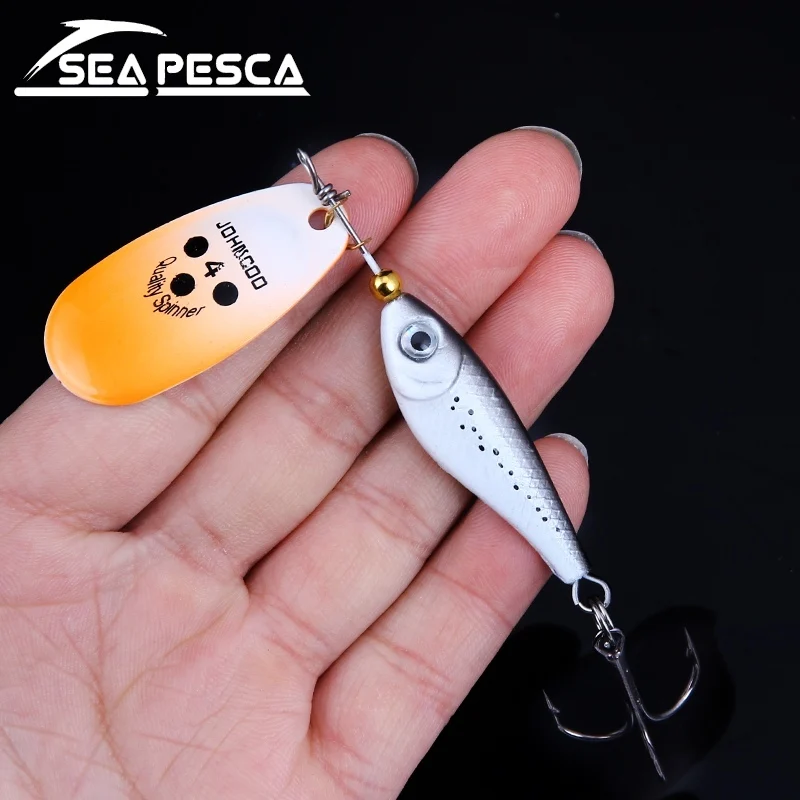 SEAPESCA металлическая приманка Спиннер 11g15g20g ложка для рыбалки с басами