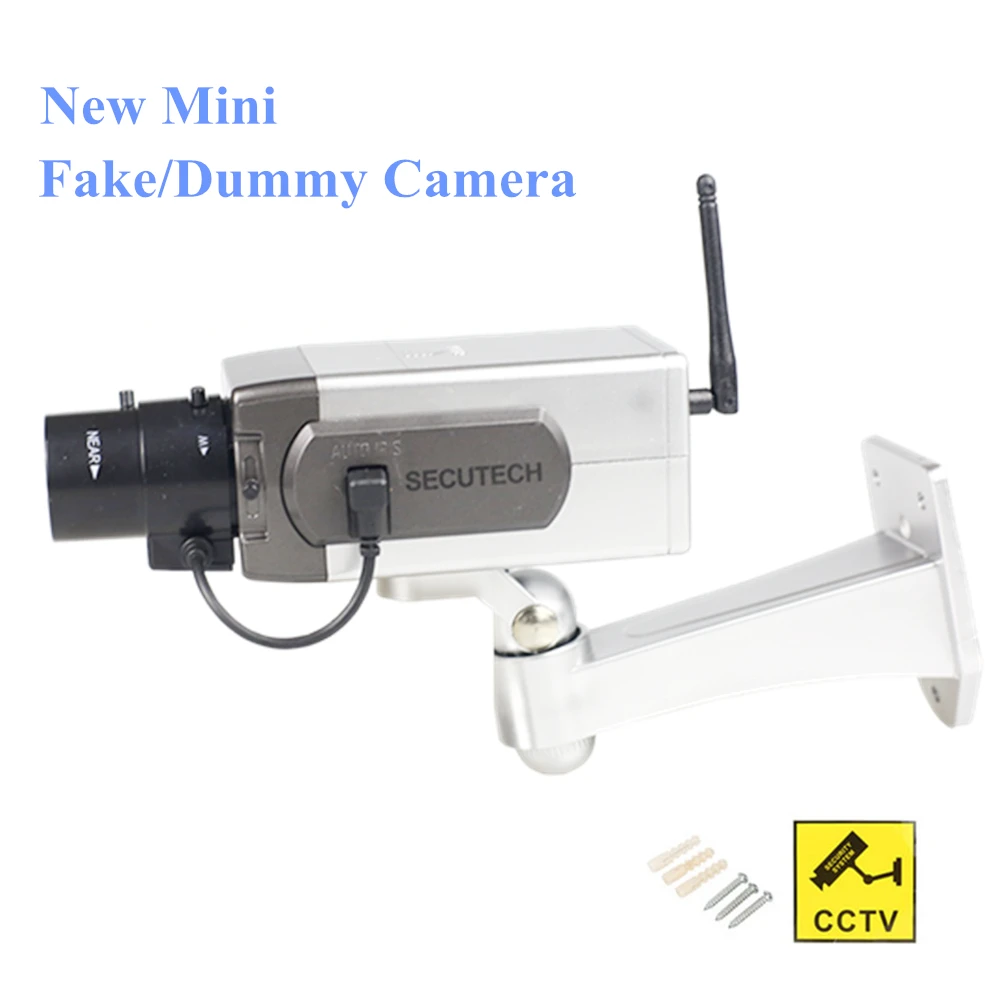 

Outdoor Waterproof Fake Camera Home Security Mini Dummy Camera With Flashing LED Light Surveillance CCTV Camera Free Shipping