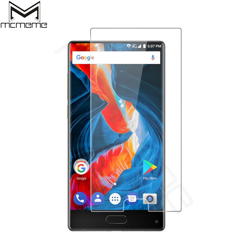 MCMEME For Ulefone Mix Tempered Glass 9H 2.5D Ultra-thin Protective Film Explosion-proof For Ulefone Mix S Mix Screen Protector
