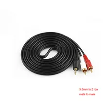 ^#Cheap New RCA Cable 2RCA to 3.5 Audio Cable RCA 3.5mm Jack RCA AUX Cable for DJ Amplifiers Subwoofer Audio Mixer Home Theater DVD ^#Cheap New RCA Cable 2RCA to 3.5 Audio Cable RCA 3.5mm Jack RCA AUX Cable for DJ Amplifiers Subwoofer Audio Mixer Home Theater DVD
