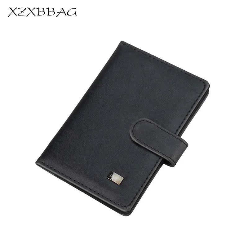 XZXBBAG Multifunctio Travel Passport Bag PU Leather Hasp Passport