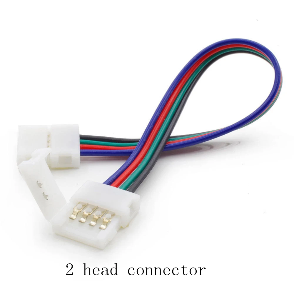 RGB CCT RGBW светодиодные ленты Разъем 6pin 5pin 4pin PCB беспайный переходник для RGB+ CCT светодиодные ленты клип легкий разъем 5 шт