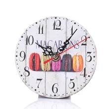 Relojes de pared digitales de estilo Vintage, reloj de pared de madera antiguo sin tic-tac silencioso para el hogar, la cocina, la Oficina, reloj colgante decorativo 9J18