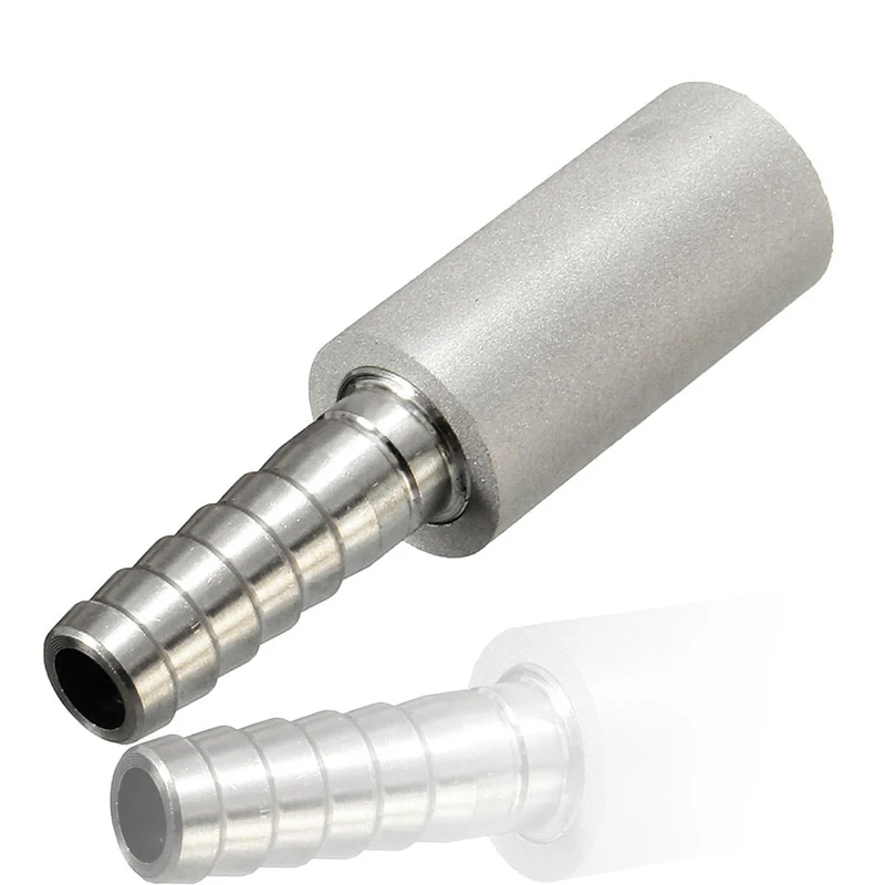 JX-LCLYL 0.5 Micron Homebrew Oxygenation Diffusion Stone Steel Beer Carbonation Aeration