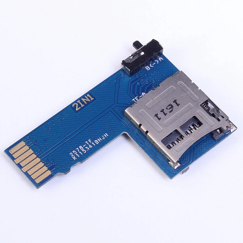 2 в 1 двойная система Tf Micro-Sd карта адаптер плата памяти для Raspberry Pi Zero W
