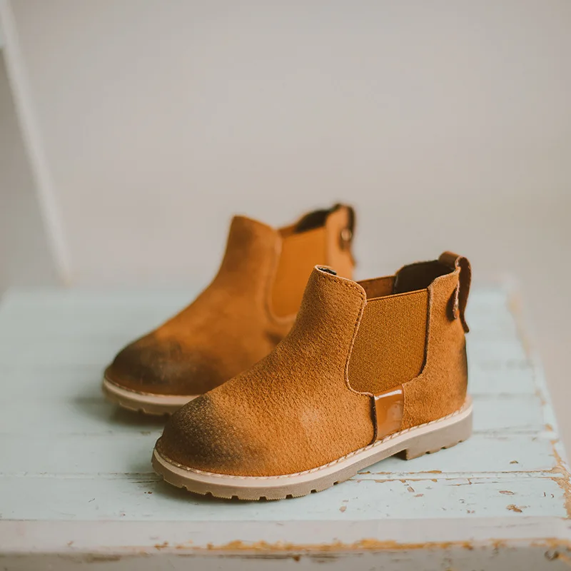 Buy Size 21 30 Children genuine leather boots kids