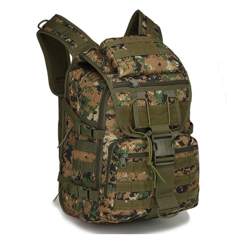 Outdoor Climbing Shoulder Backpack Tactical Camo Desert Hiking Trekking Hunting Bags Travel Gear Military Softback Pack Unisex