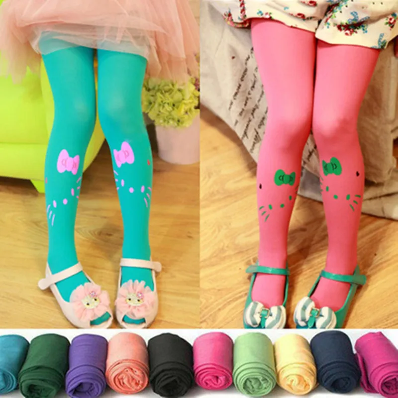 

1pcs retail 3-12 years children's velvet smiley tights Kids Baby Spring Pantyhose Girls Dance for Kids children tights RG32415