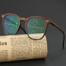 MONGOTEN Мультифокальные Прогрессивные очки для чтения оправа унисекс Ретро полный обод Оптические очки при дальнозоркости