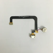 Usb зарядный док-порт гибкий кабель для Alcatel Idol 4 OT6055 6055 USB зарядное устройство док-разъем плата с вибромотором Flex