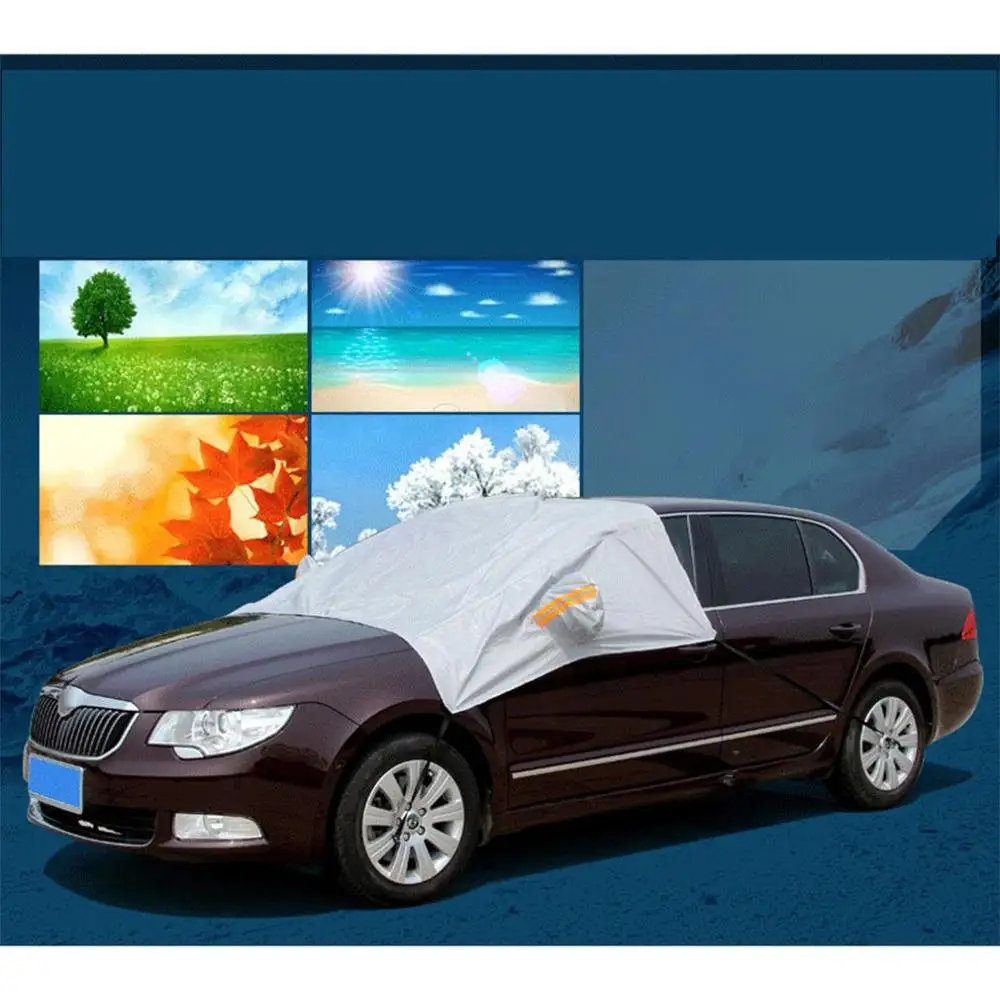 

Car Car Plus Cotton Snowmobile Clothing Front Gear Glass Sunshade Snow Dustproof With Reflective Strip