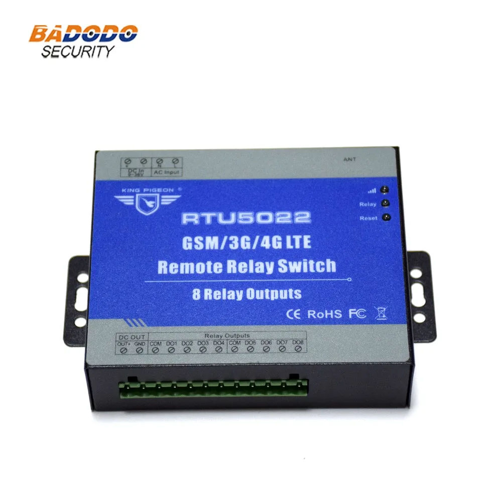 RTU5022 GSM/3g WCDMA/4G LTE SMS удаленные переключатели с 8 релейными выходами удаленное реле Вкл/Выкл переключатель таймер переключатели