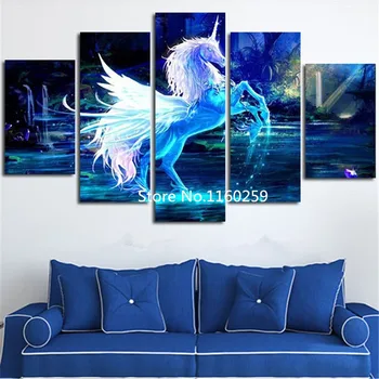

5 pcs Diamond painting unicorn Rhinestone painting crystal Home Decor Multigang animals cross stitch diamond embroidery