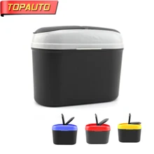 2L Balde de Armazenamento De Carro de lixo Carro de Alta Qualidade Auto Car Péssima Lata de Lixo Poeira Titular Acessórios Interiores Do Carro