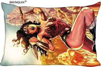 

2018 NEW wonder woman Rectangle Pillowcase (two-sides) Comfortable pillow cover the best gift Just Cover