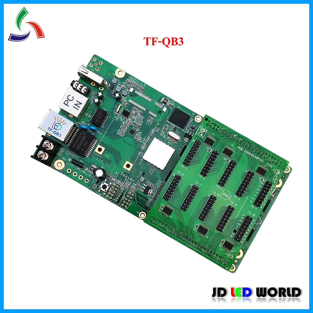 TF-QB3/TF-QB3 wifi асинхронный Светодиодный дисплей видео плата управления экраном поддерживает аудио