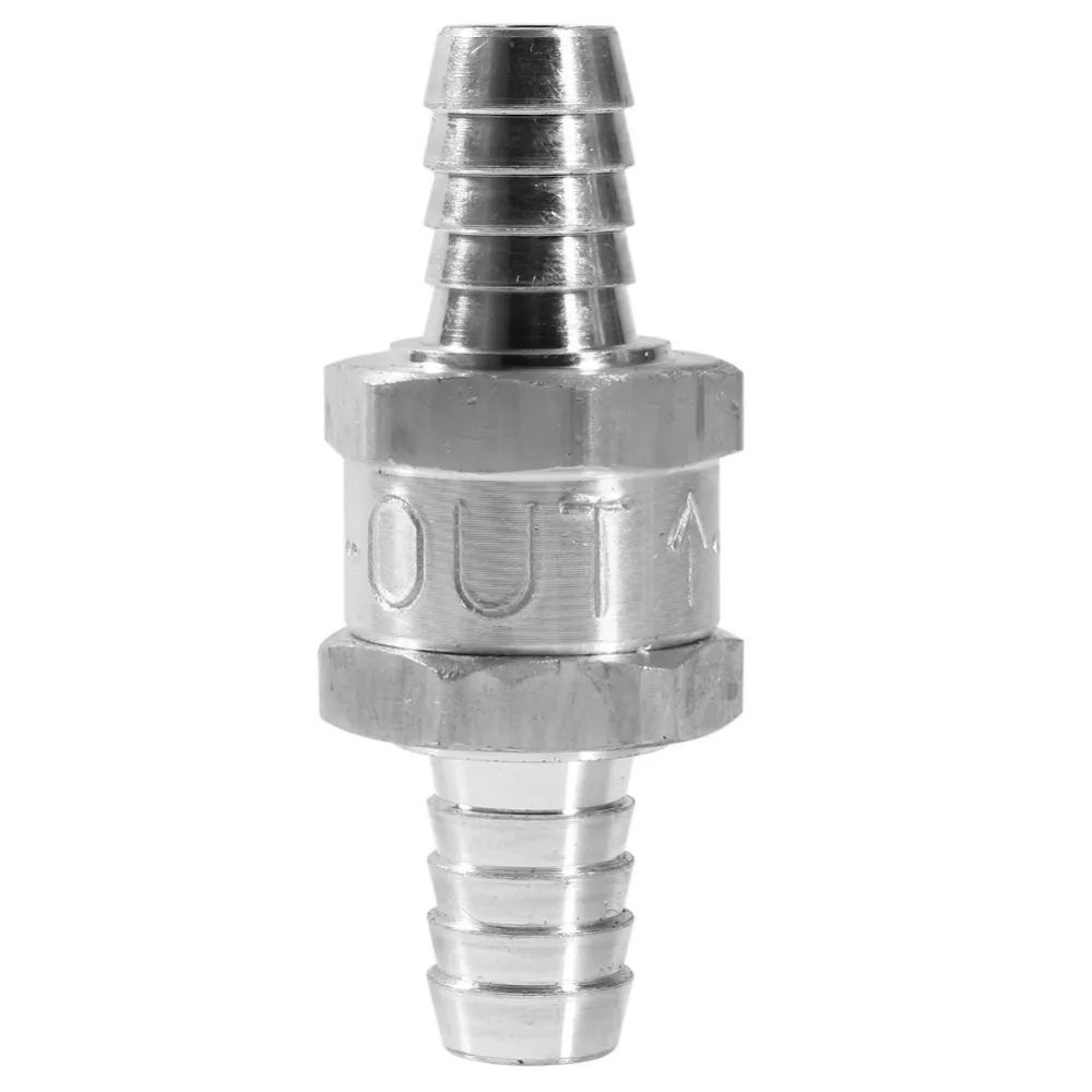 

New 3PCS/Lot Aluminium Fuel Non Return Check Valve One Way Petrol Diesel 6/10/12MM Wholesale