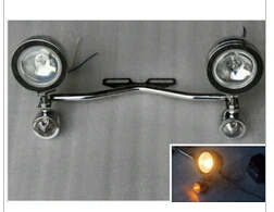 

Turn Signal Driving Passing Fog Spot Light Bar For.Kawasaki Vulcan Classic VN 400 VN500 VN800 VN 900 1200 1500 1600 2000 Chopper
