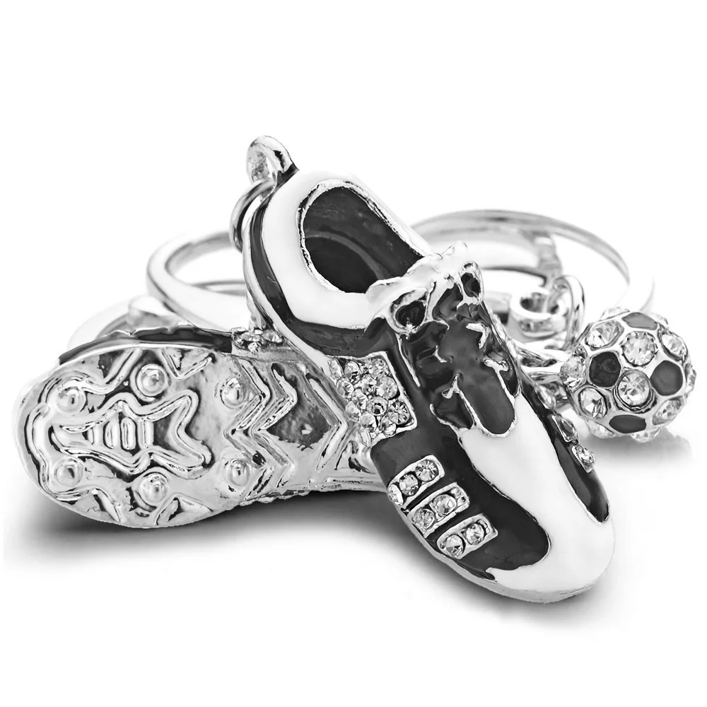 Crystal Football Shoes Keychain Borkut