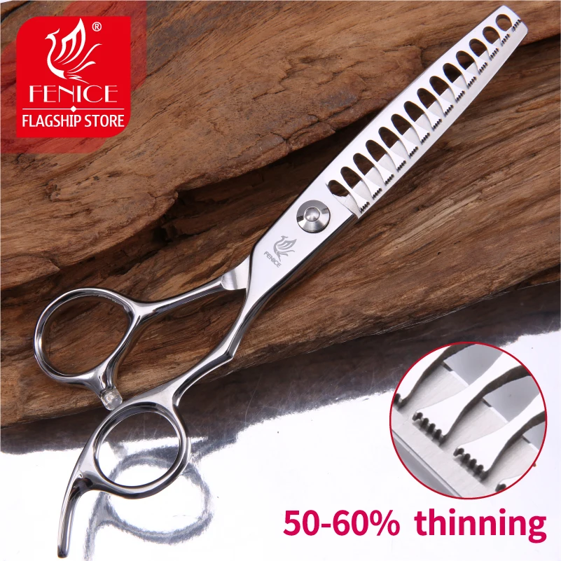 

Fenice Professional JP440c 6 inch High-end Pet dog Grooming Scissors thinning shears for groomer