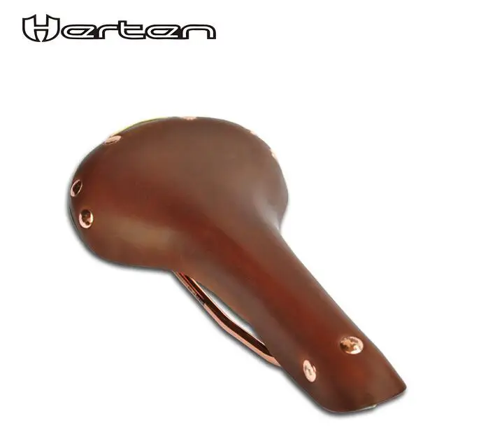 Taiwan HERTEN genuine leather SADDLE vintage bicycle saddle coaster road bicycle seat pack accessories цена Taiwan HERTEN genuine leather SADDLE vintage bicycle saddle coaster road bicycle seat pack accessories цены онлайн