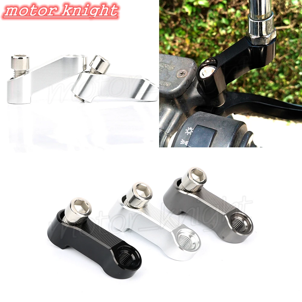 

10MM X1.25 Pitch Mirror Riser Extender Adapter Motorcycle Mirror Mount For VTR 250 CBF250 VLX MAGNA 750 REBEL 250 XL1000 Varade