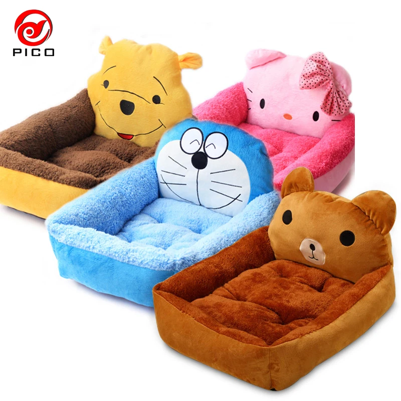 

Cartoon Pet Dog Bed House Candy Colors Soft Warm Winter Bed for Dog Cat Kennel House Pet Puppy Sleeping Mat ZL243