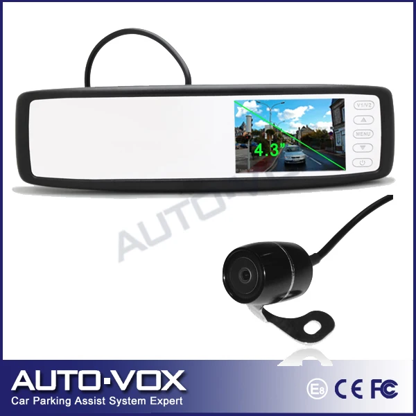 Optional Car Wireless/Bluetooth Reverse Camera+4.3" LCD Rearview Mirror