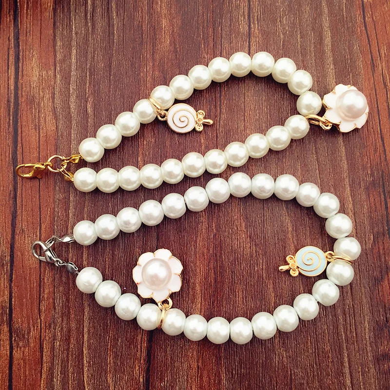 

Fashion New DIY Pearl Keychain Women Trinket For Women's handbags Peal Beads Keyring Key Ring For Jewelry Making Accessories