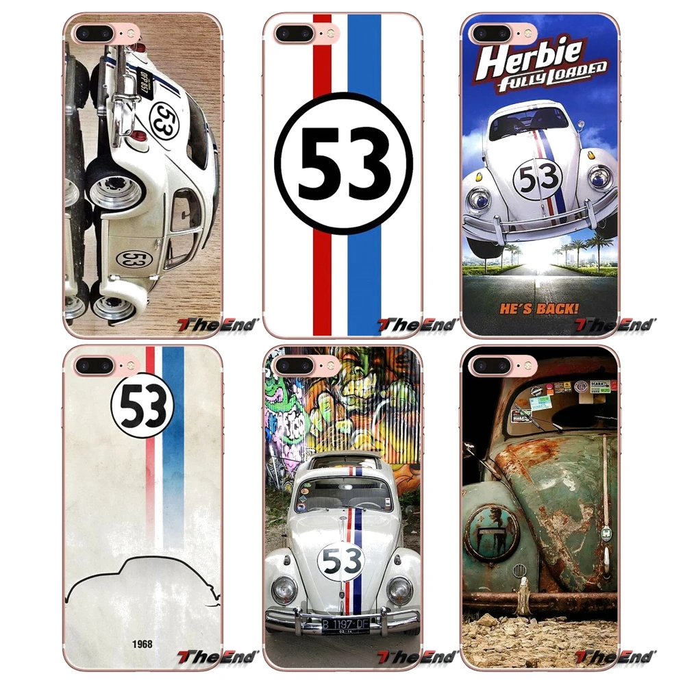 Herbie VW bug beetle чехлы для телефонов iPhone X 4 4S 5 5S 5C SE 6 6S 7 8 Plus Samsung Galaxy J1 J3 J5 J7 A3 A5 2016 2017 |