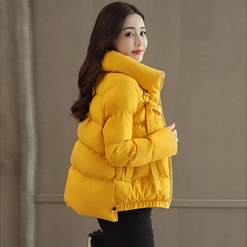 

Korean Women Jackets Winter Coat Jacket Women Clothes Harajuku Lightweight Single-breasted Down Trendy Wild Cotton Coat