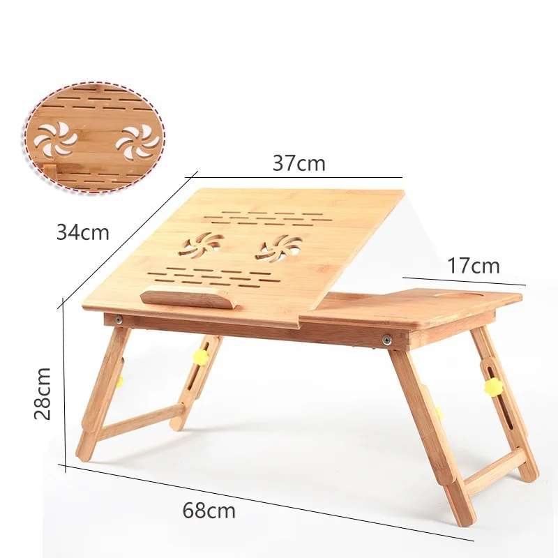 Ufficio Mueble دفتر Tisch Escrivaninha Escritorio اللفة منضدة للسرير Bamboe السرير تابلو حامل كمبيوتر محمول مكتب مذاكرة طاولة حاسوب