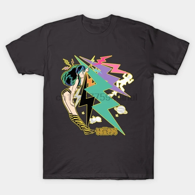 

Men Short sleeve tshirt Electric Lum Urusei Yatsura T Shirt Women t-shirt
