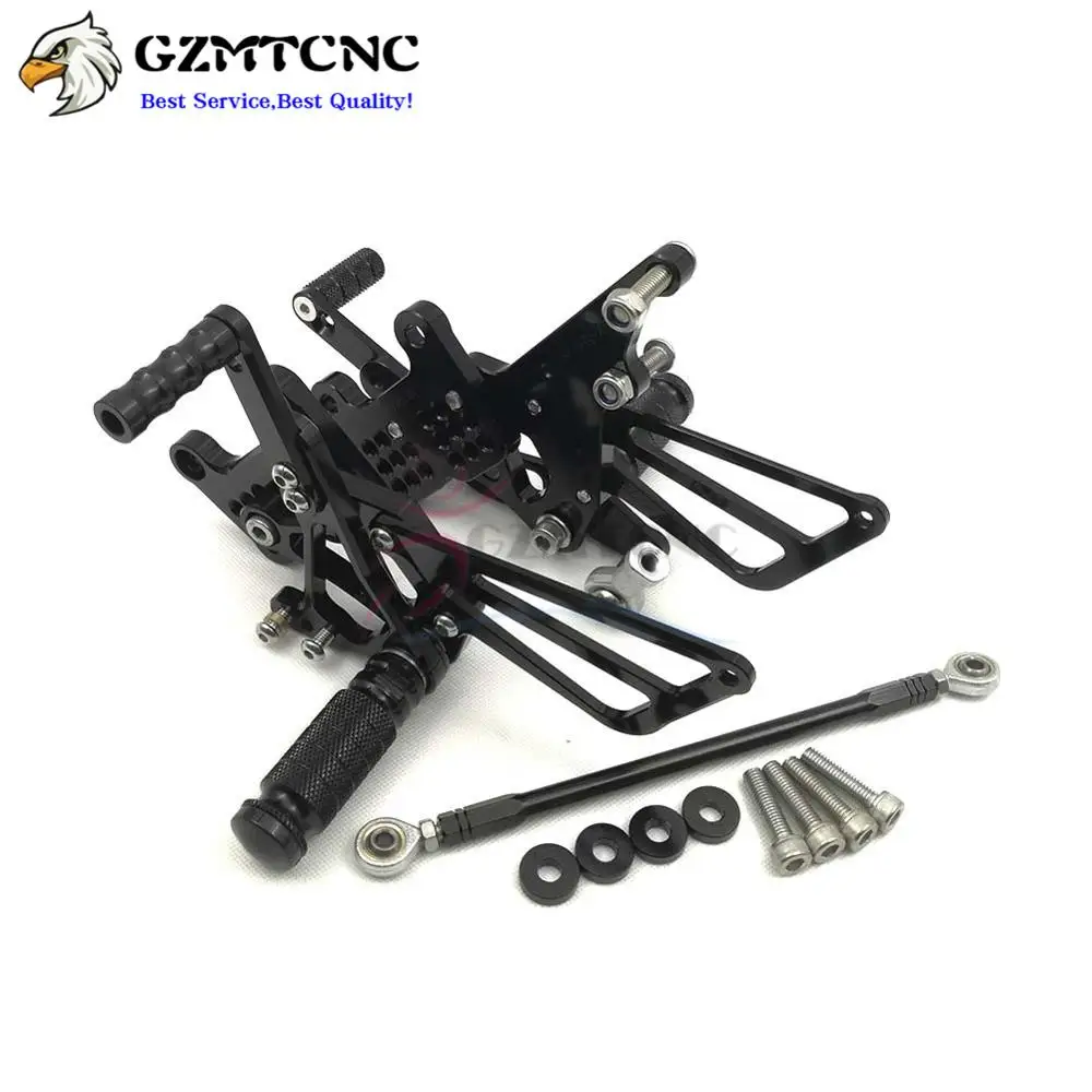 

Motorcycle Racers CNC Adjustable Rearsets Footrest Foot Pegs Rear Sets for Triumph Speed Triple 509 595 955 1050