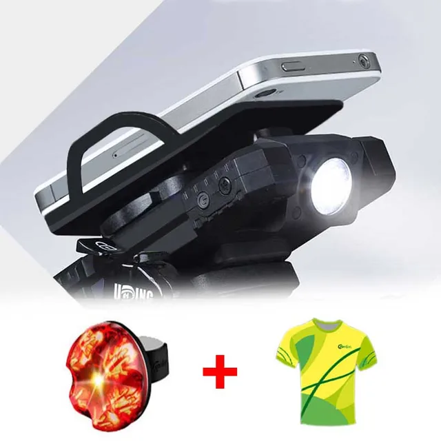 Best Price Bicycle light with Holder 5400mAh led Phone Mount Brackets cycling light bike lamp Best Price Bicycle light with Holder 5400mAh led Phone Mount Brackets cycling light bike lamp